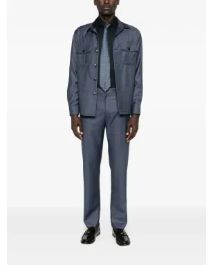 Canali ボタン付きテーラードパンツ - サムネイル2