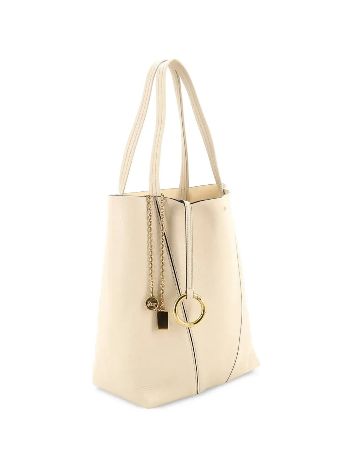 Chloé ビンテージ Spin Leather トートバッグ - 画像3