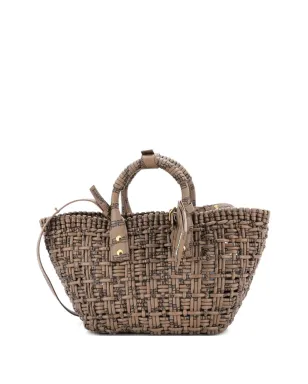 Balenciaga Pre-Owned BBモノグラム コーテッドキャンバス トートバッグ ブラウン - サムネイル1