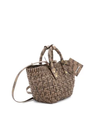 Balenciaga Pre-Owned BBモノグラム コーテッドキャンバス トートバッグ ブラウン - サムネイル3