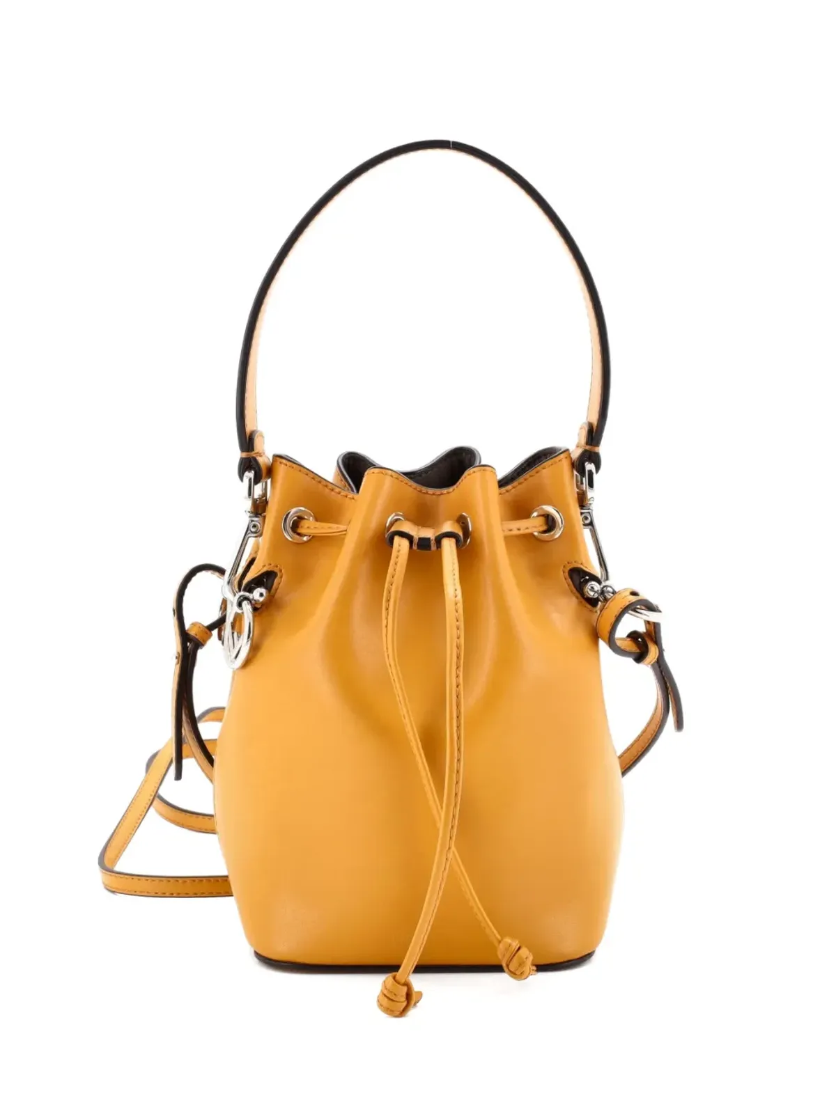 Fendi ビンテージ Mon Tresor Leather Mini bucket bag - Yellow - 画像1