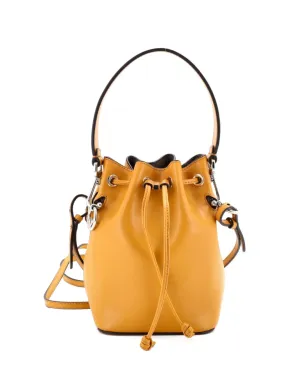 Fendi ビンテージ Mon Tresor Leather Mini bucket bag - Yellow - サムネイル1