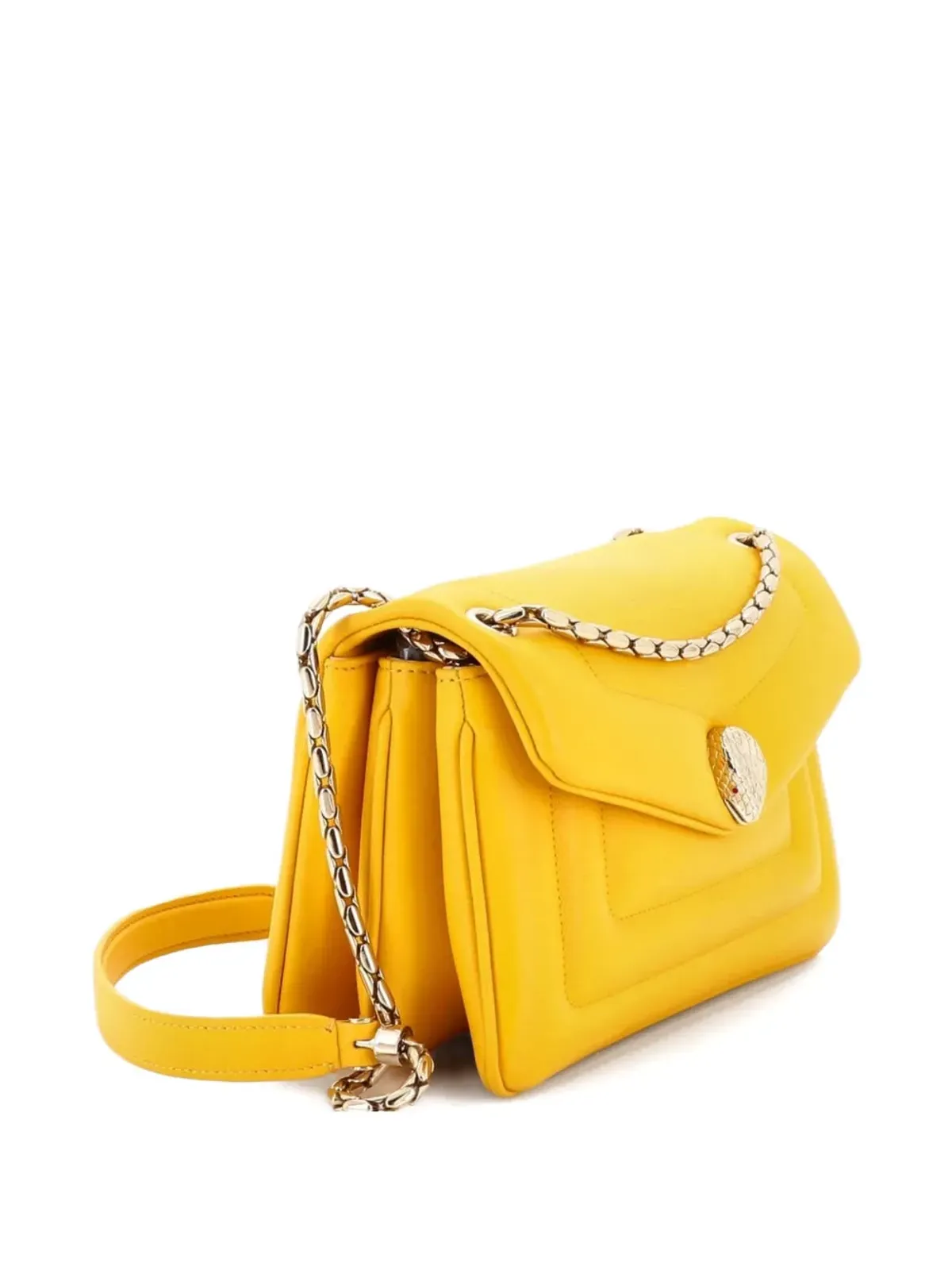 Bvlgari Pre-Owned セルペンティ・リバース レザー ショルダーバッグ - 画像3