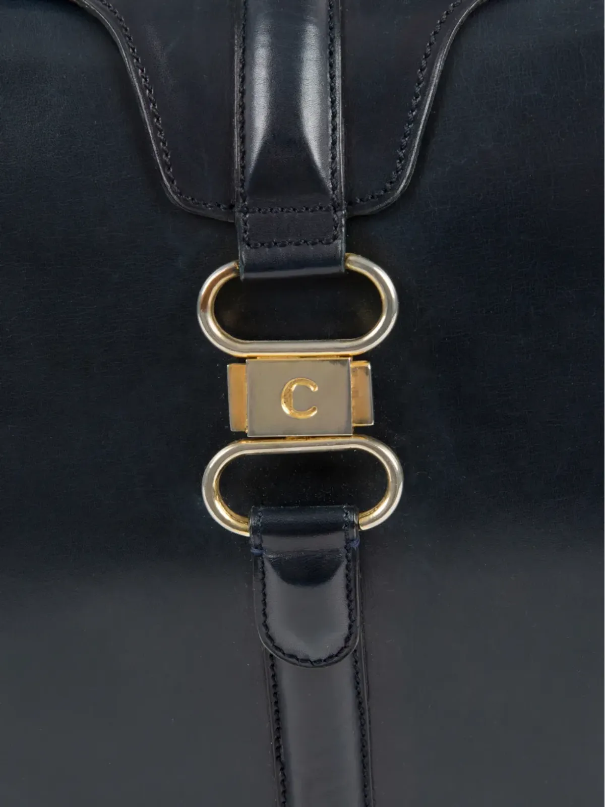 Celine Pre-Owned 1990s ボックスレザーショルダーバッグ - 画像5