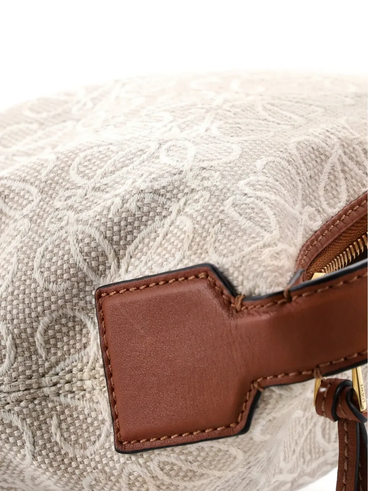 Loewe Pre-Owned キュビ アナグラム ジャカード ミディアム ホーボーバッグ - 画像2
