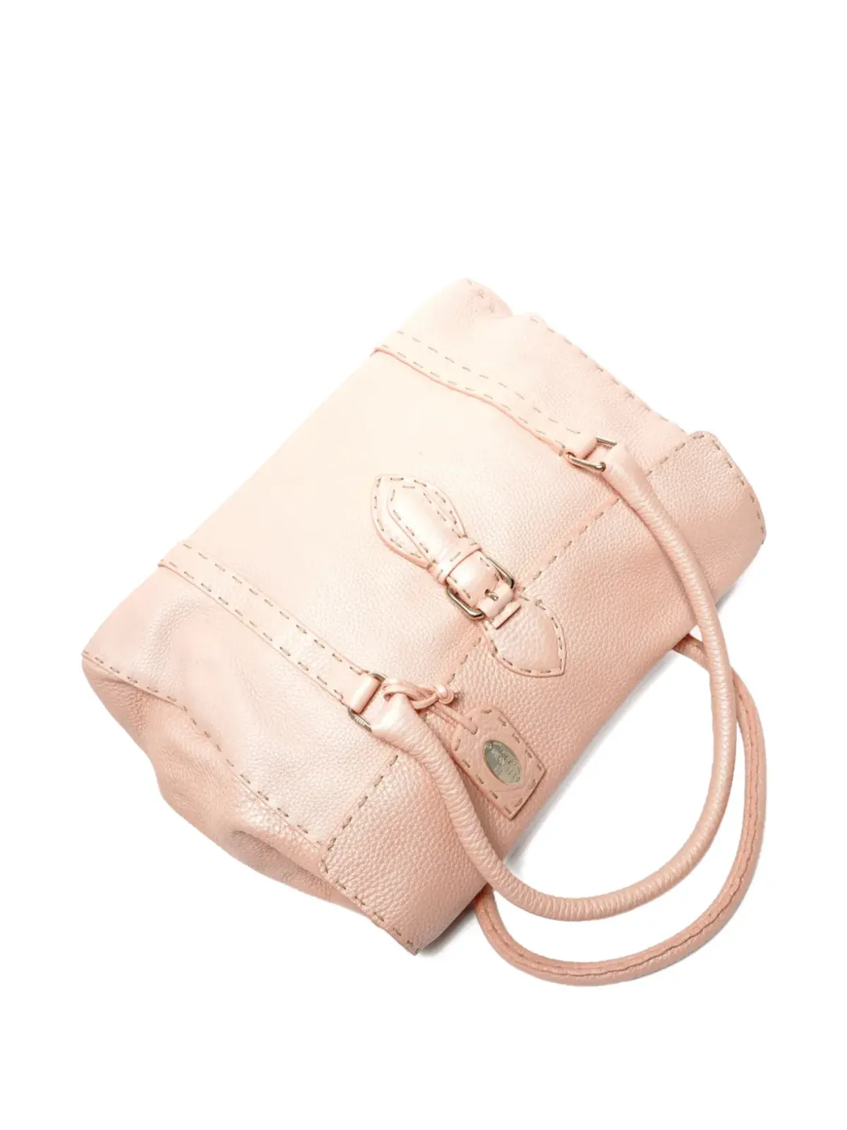 Fendi Pre-Owned セレリア レザー トートバッグ - ピンク - 画像5