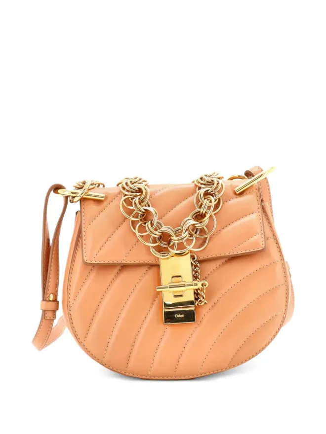 Chloé Pre-Owned Chloé Pre-Owned ドリュー・ビジュー キルテッドレザー ミニ クロスボディバッグの商品画像