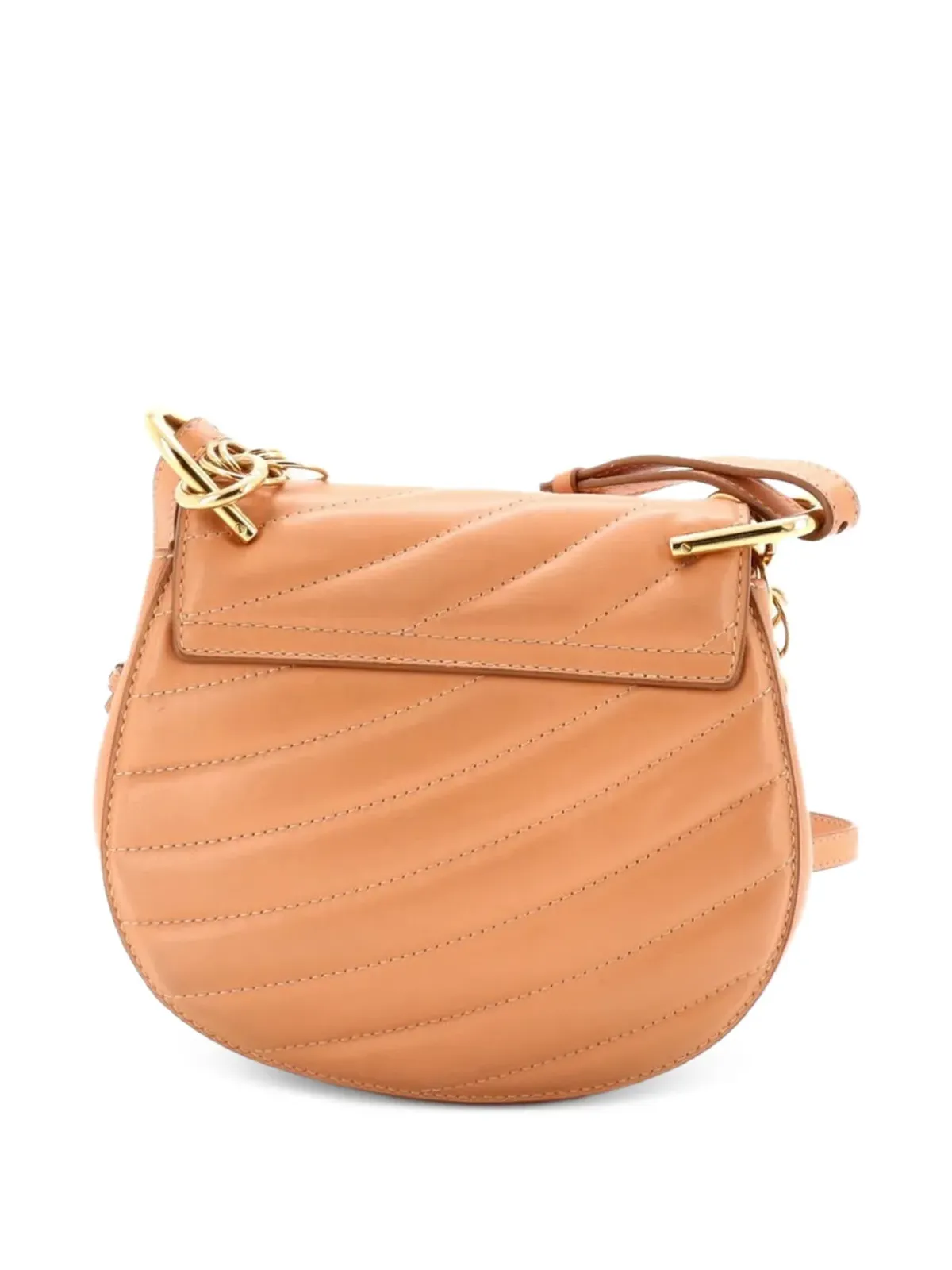 Chloé Pre-Owned ドリュー・ビジュー キルテッドレザー ミニ クロスボディバッグ - 画像2