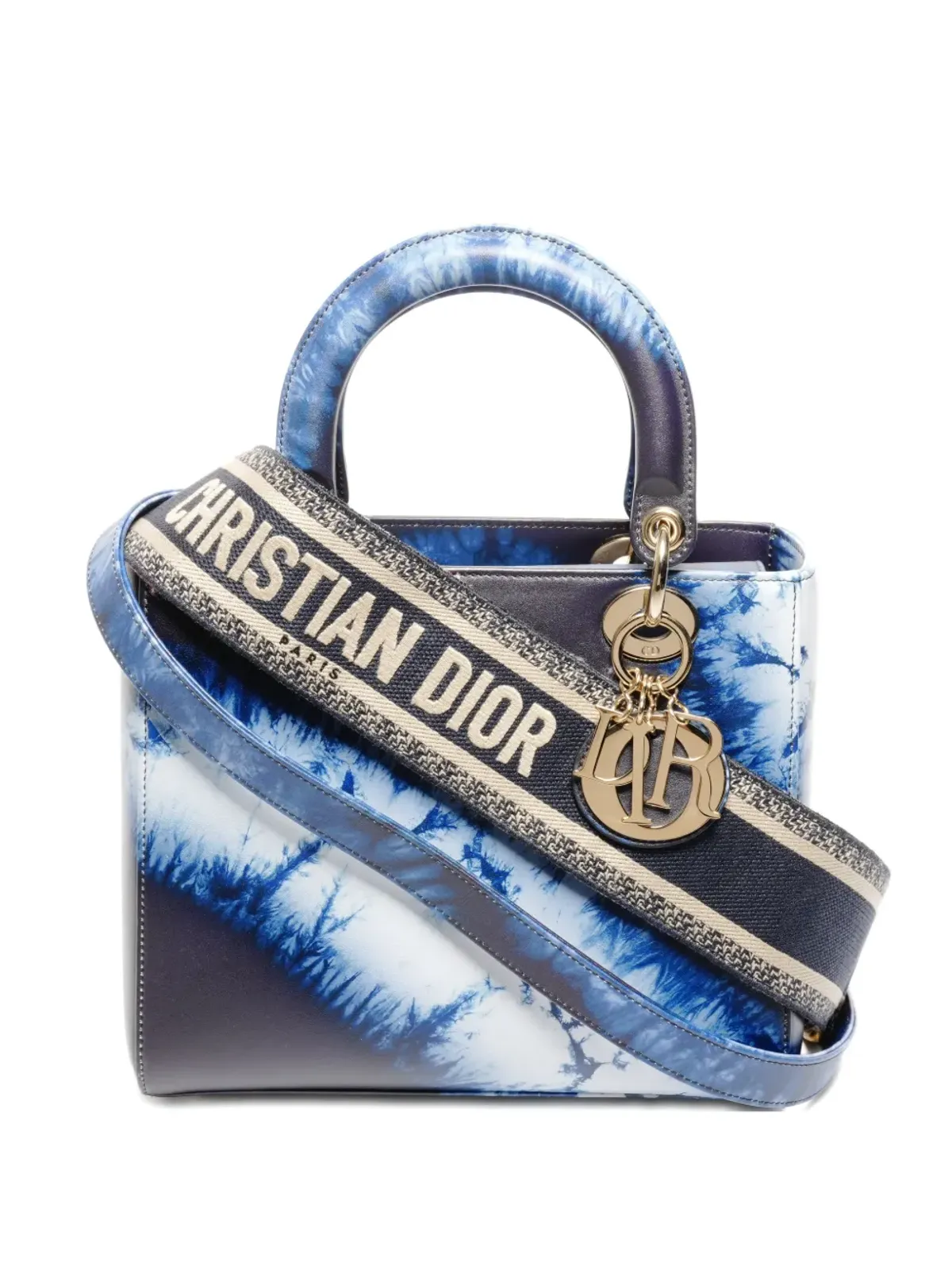 Christian Dior ビンテージ レディ ディオール トートバッグ ブルー - 画像1