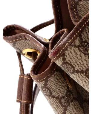 Gucci ビンテージ Ophidia GG コーティッドキャンバス バケットバッグ - Brown - サムネイル5