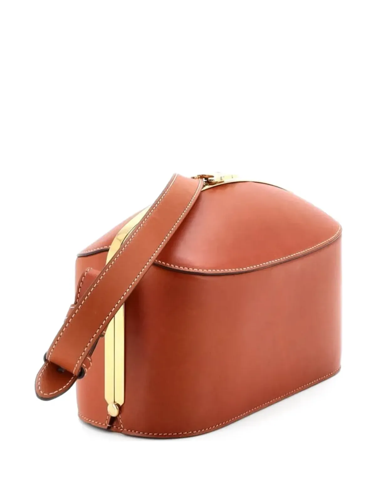 Celine Pre-Owned Lunch Box Bag Leather shoulder bag - Brown - 画像3