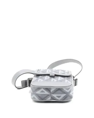 Christian Dior Pre-Owned Hit the Road メッセンジャーバッグ CDダイヤモンド加工キャンバスとレザー クロスボディバッグ - グレー - サムネイル4