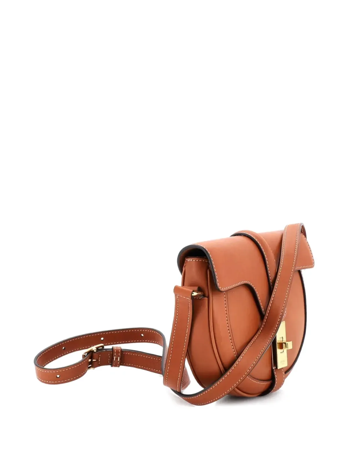 Celine Vintage Besace 16 バッグ スムースカーフスキン ミディアム クロスボディバッグ - 画像4