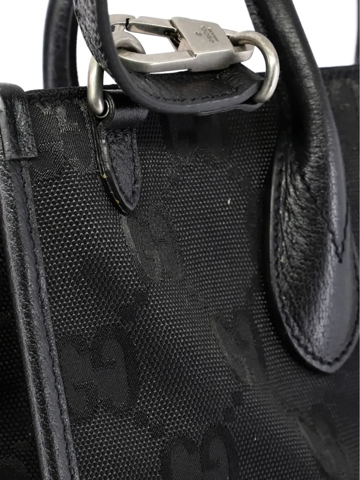Gucci Pre-Owned オフ・ザ・グリッドGGエコノイル ロングトートバッグ - ブラック - 画像5
