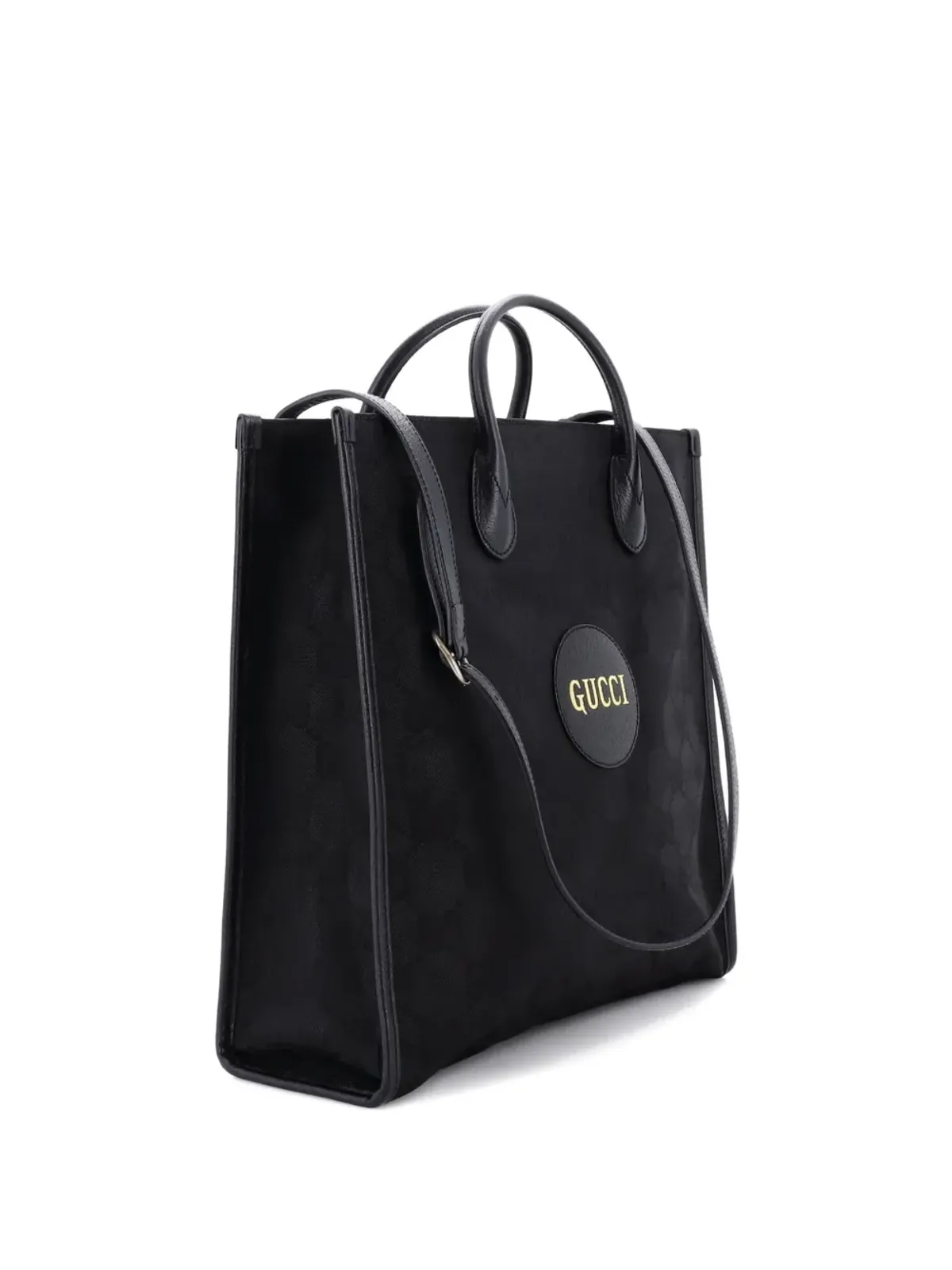 Gucci Pre-Owned オフ・ザ・グリッドGGエコノイル ロングトートバッグ - ブラック - 画像3