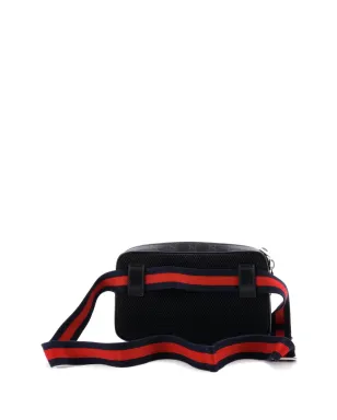 Gucci Vintage ウェブジップGG コーテッドキャンバス スモール ベルトバッグ - ブラック - サムネイル2