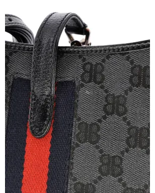 Balenciaga Pre-Owned The Hacker Project Jackie 1961 BB キャンバス ミニ ホーボーバッグ - サムネイル5