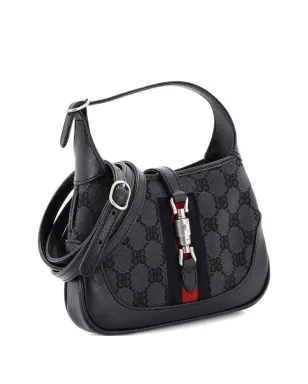 Balenciaga Pre-Owned The Hacker Project Jackie 1961 BB キャンバス ミニ ホーボーバッグ - サムネイル3
