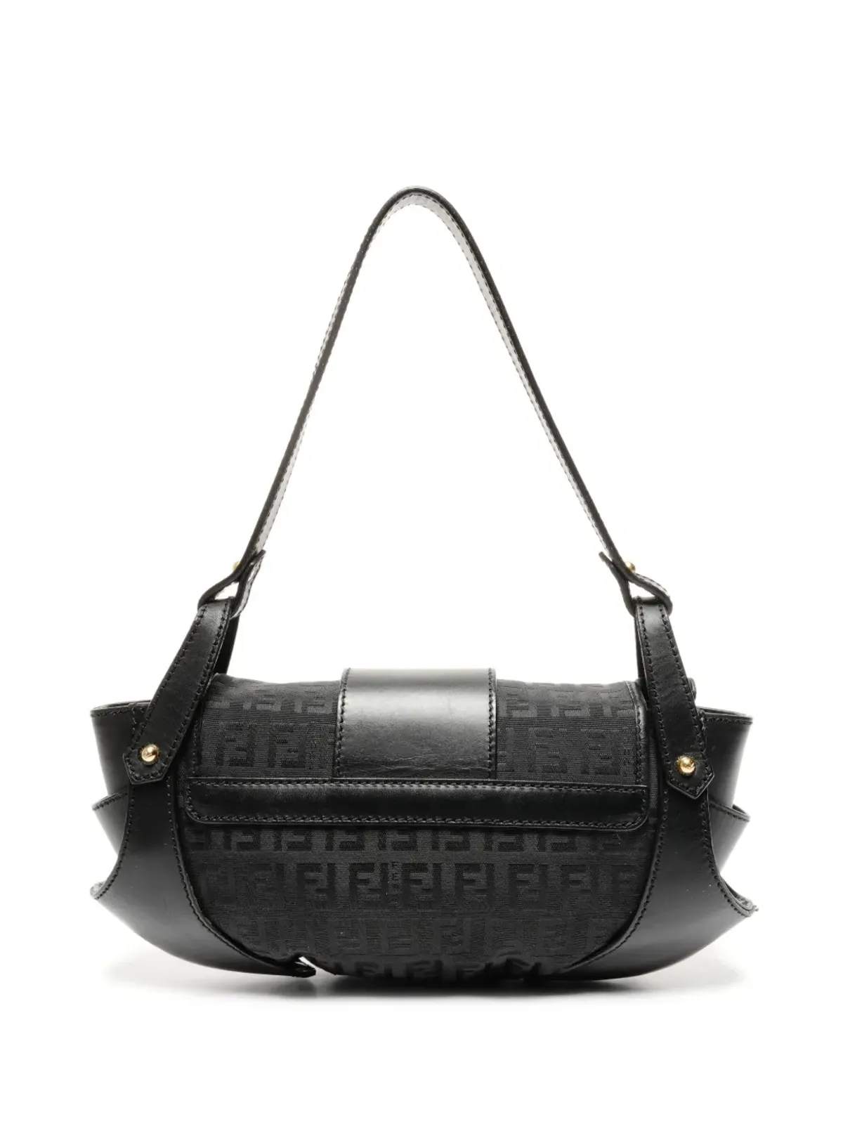 Fendi Pre-Owned 1990年代 zucchino ロックショルダーバッグ - 画像2