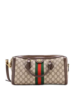 Gucci Pre-Owned Ophidia Boston Bag GG Coated Canvas Satchel - Brown - サムネイル1
