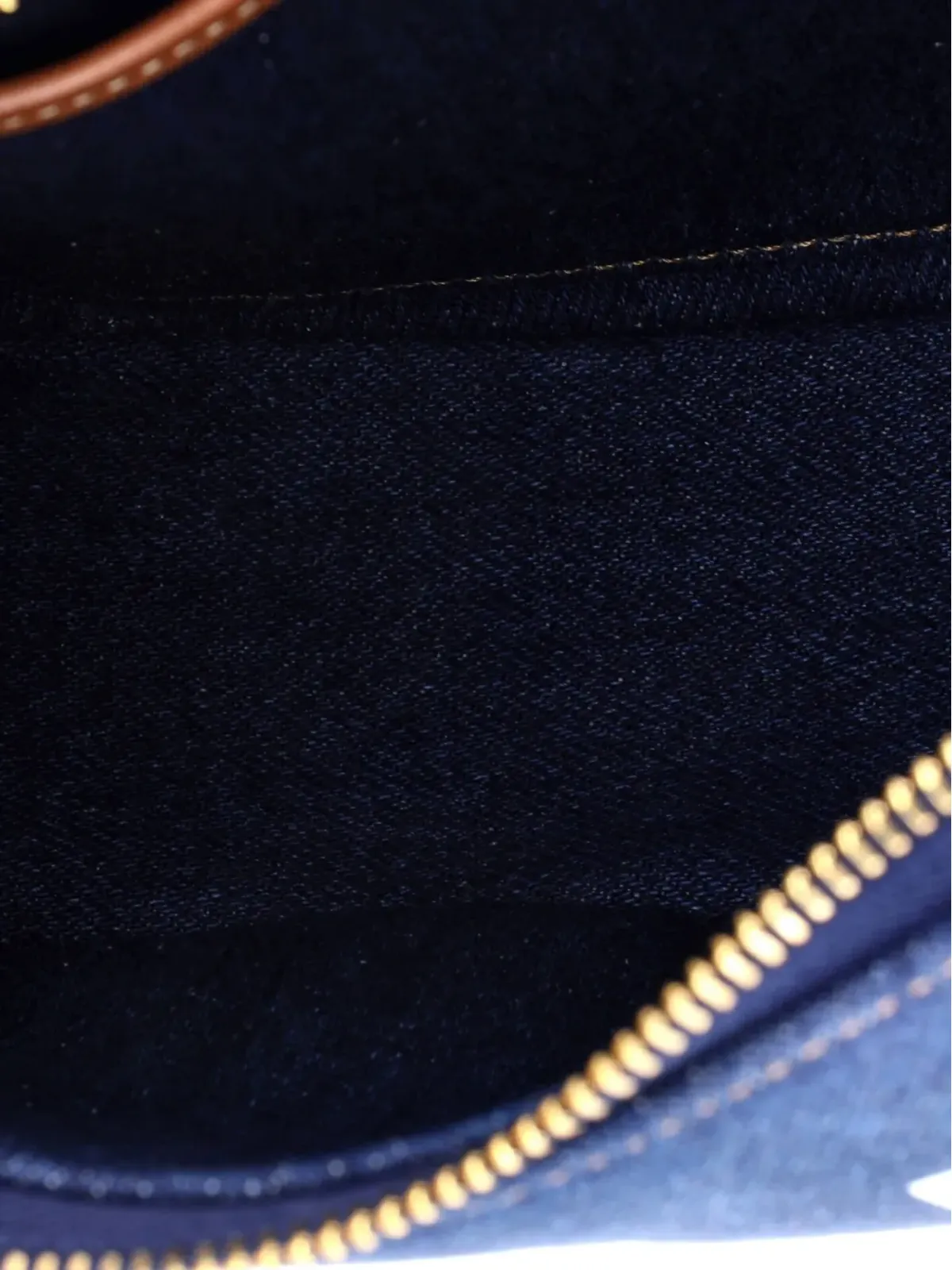 Celine Pre-Owned アヴァバッグ デニム ホーボーバッグ ブルー - 画像5