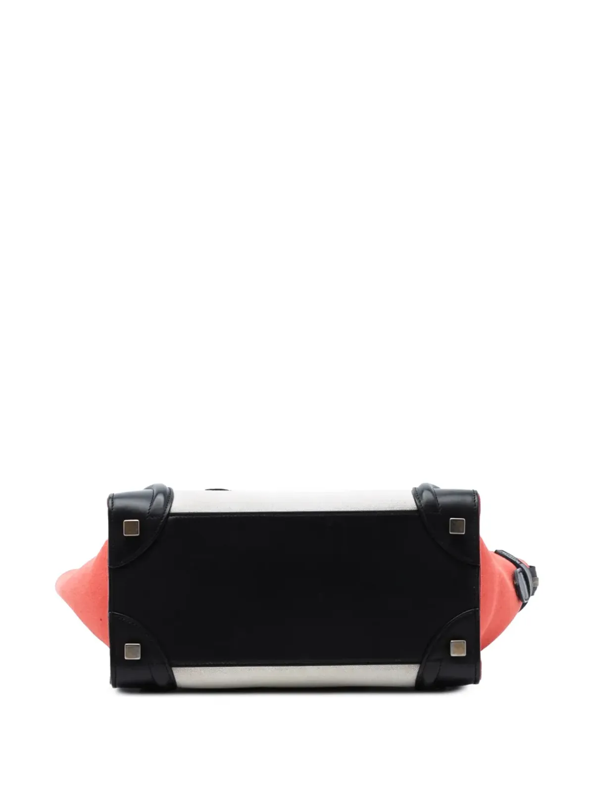 Celine Pre-Owned 2014 Microトリカラー キャンバスとレザー ラゲージ トートバッグ - マルチカラー - 画像4