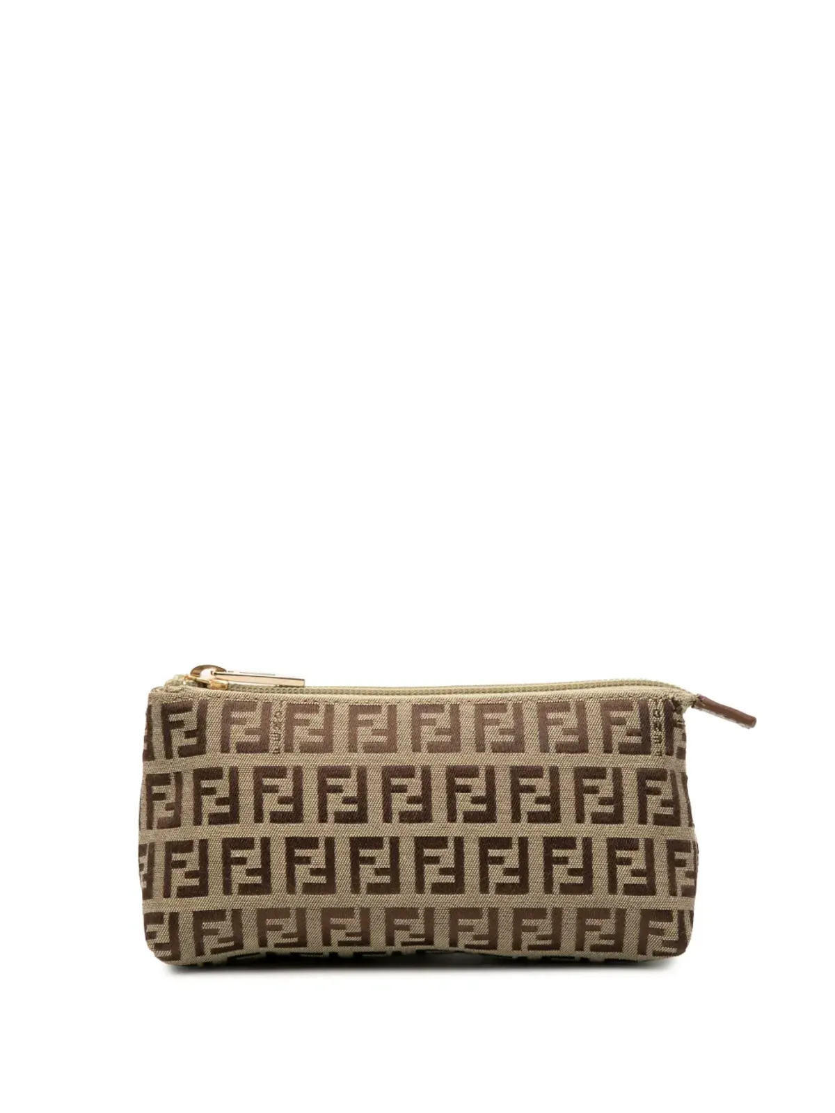 Fendi ズッキーノ キャンバス ポーチ - ブラウン - 画像1