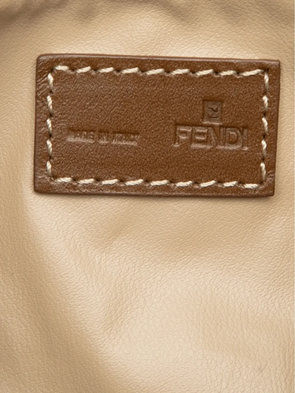 Fendi ズッキーノ キャンバス ポーチ - ブラウン - 画像5