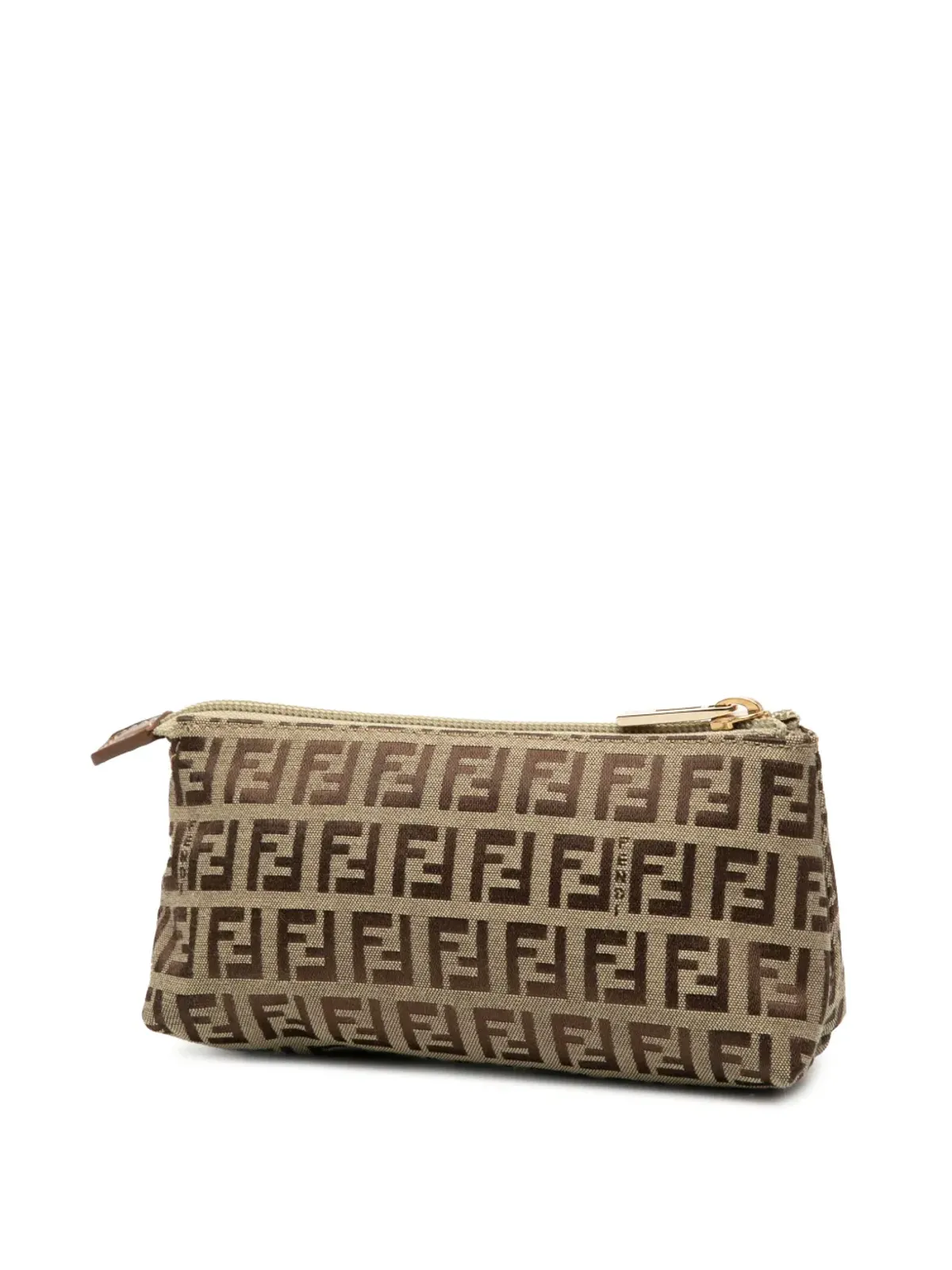 Fendi ズッキーノ キャンバス ポーチ - ブラウン - 画像2