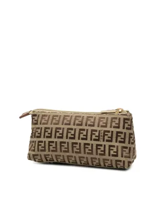Fendi ズッキーノ キャンバス ポーチ - ブラウン - サムネイル2