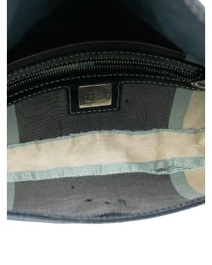 Fendi Pre-Owned キャンバス FFマーブル バゲットショルダーバッグ - Blue - サムネイル5