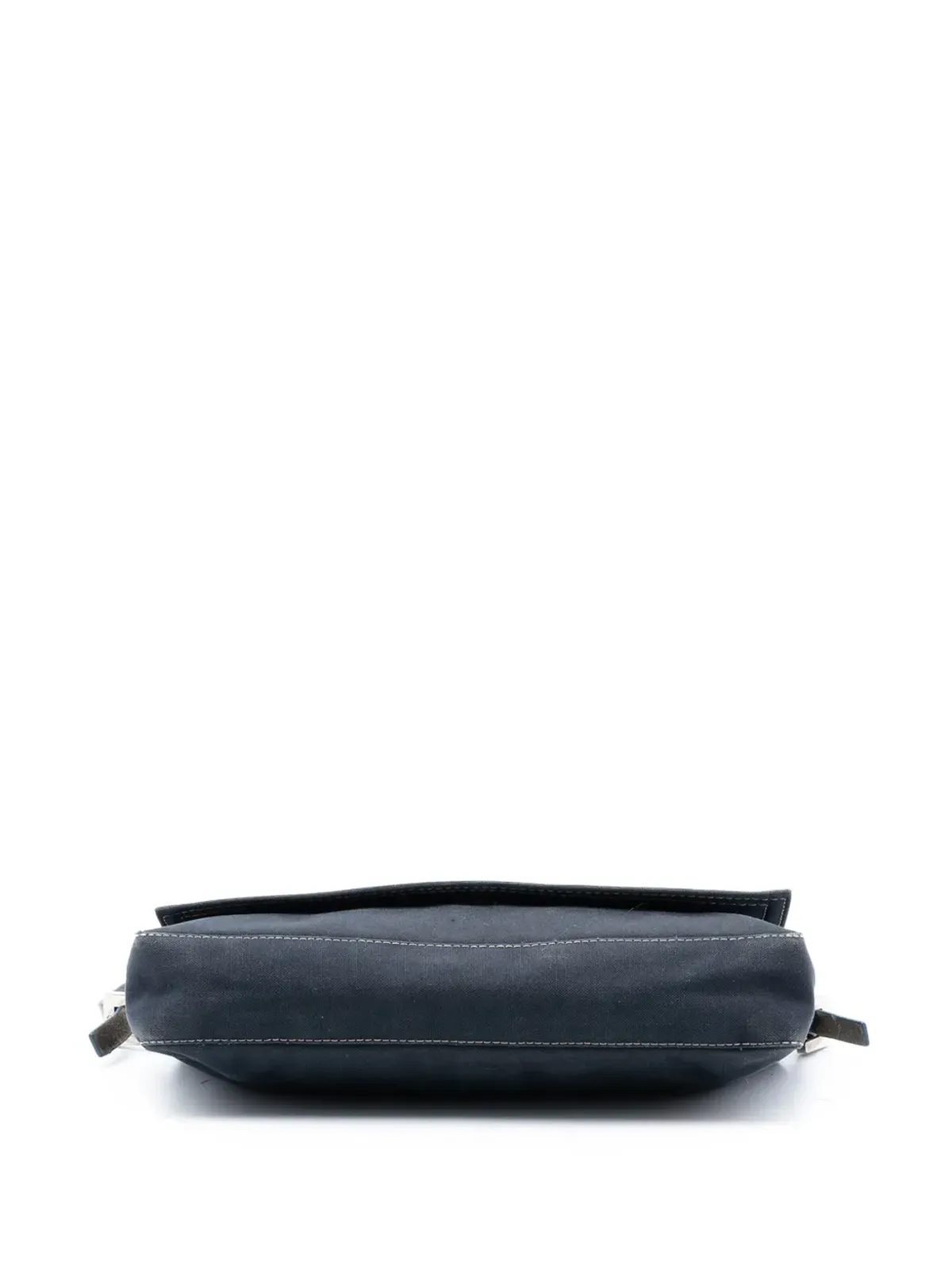 Fendi Pre-Owned キャンバス FFマーブル バゲットショルダーバッグ - Blue - 画像4