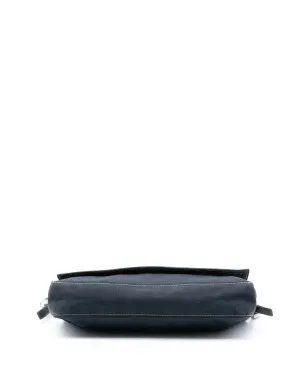 Fendi Pre-Owned キャンバス FFマーブル バゲットショルダーバッグ - Blue - サムネイル4