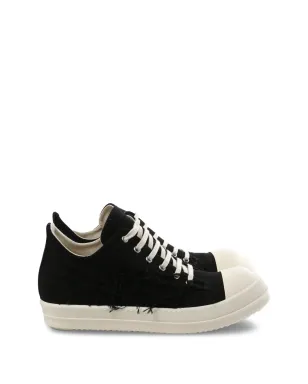 Rick Owens DRKSHDW ディストレス加工のレースアップスニーカー - ブラック - サムネイル1