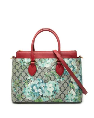 Gucci Pre-Owned GG Supreme Blooms Linea A トートサッチェル - サムネイル1
