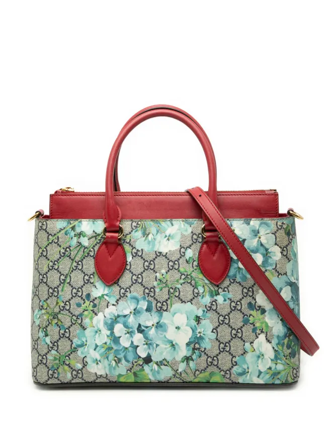 Gucci Pre-Owned Gucci Pre-Owned GG Supreme Blooms Linea A トートサッチェルの商品画像