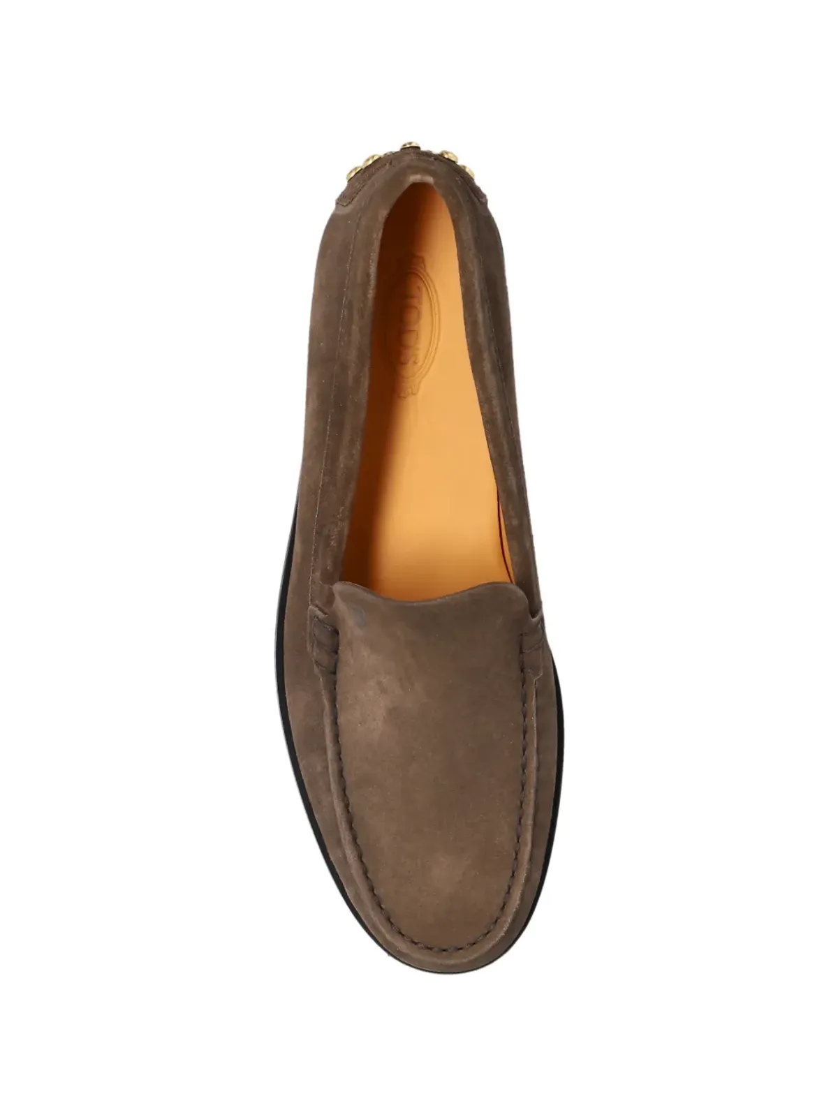 Tod's スタッズ付きローファー - ブラウン - 画像4