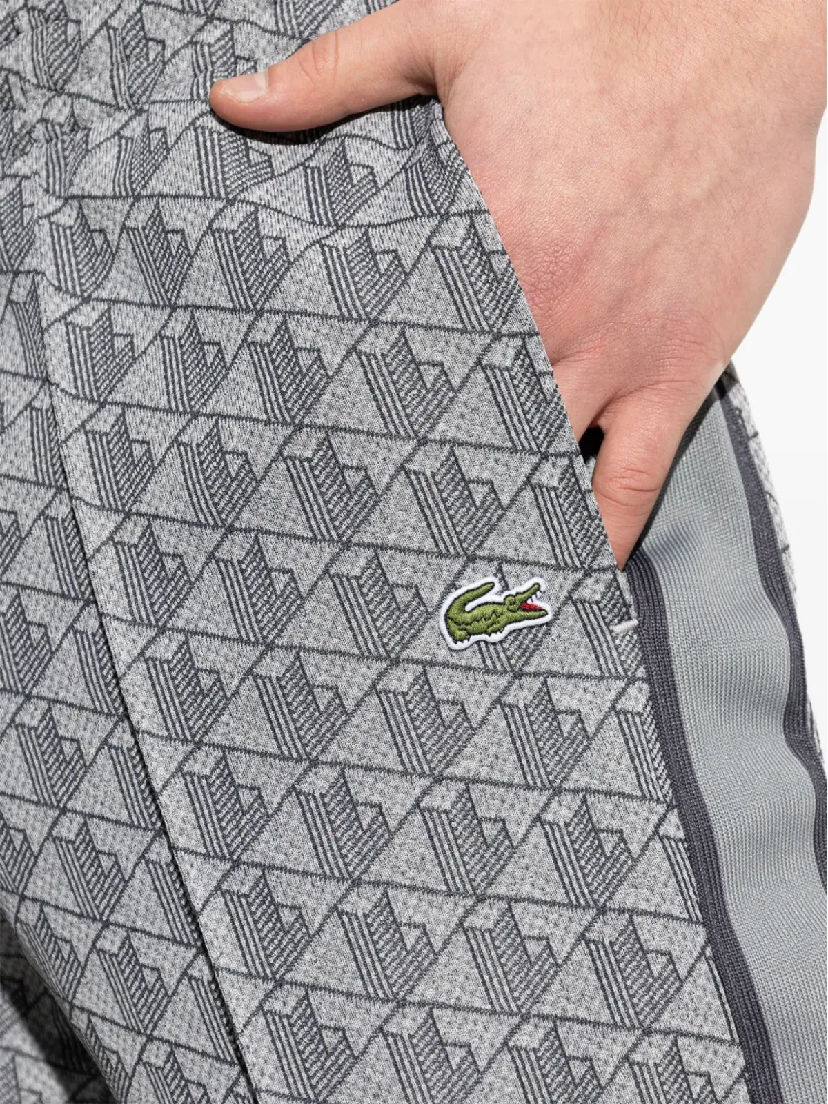 Lacoste パターン柄トラックパンツ - 画像5