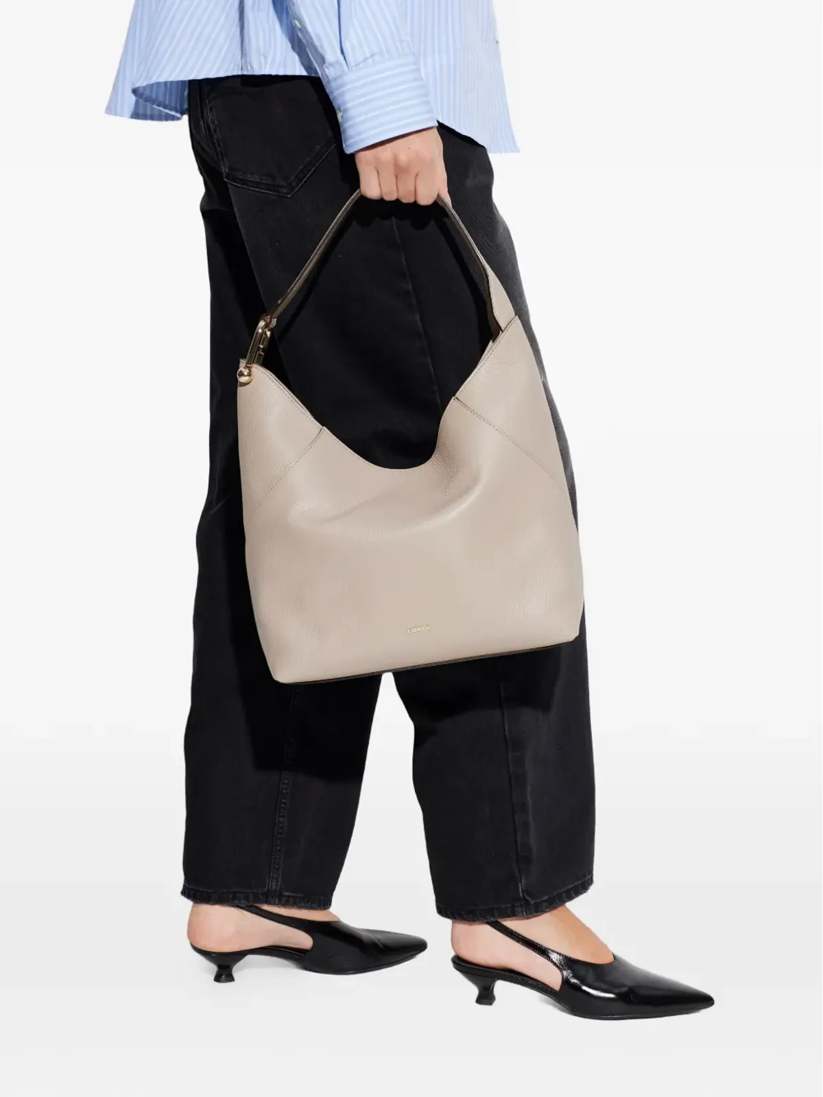 Furla medium Lara shoulder bag - Neutrals - 画像2