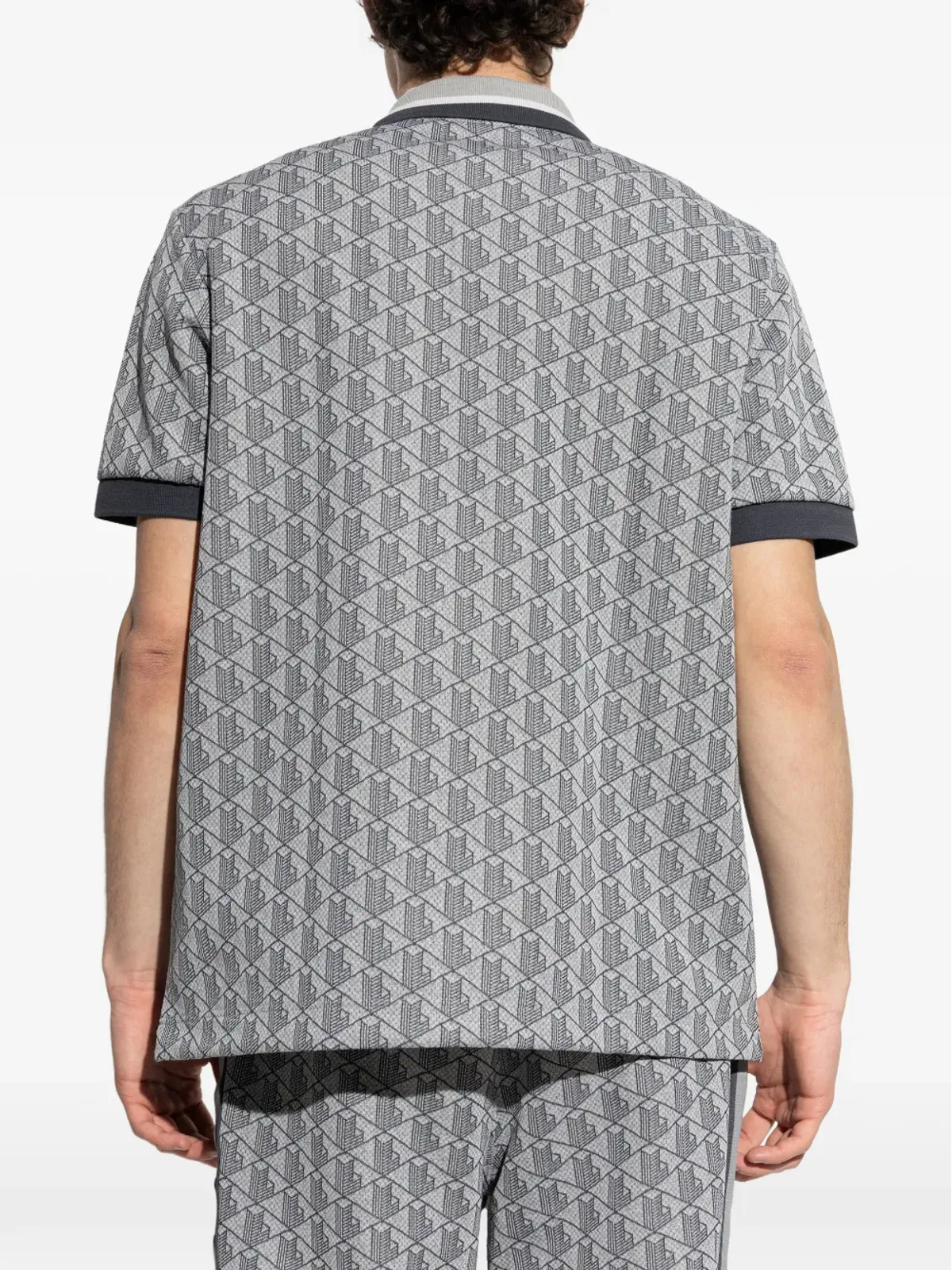 Lacoste ジオメトリックプリント ポロシャツ - 画像4