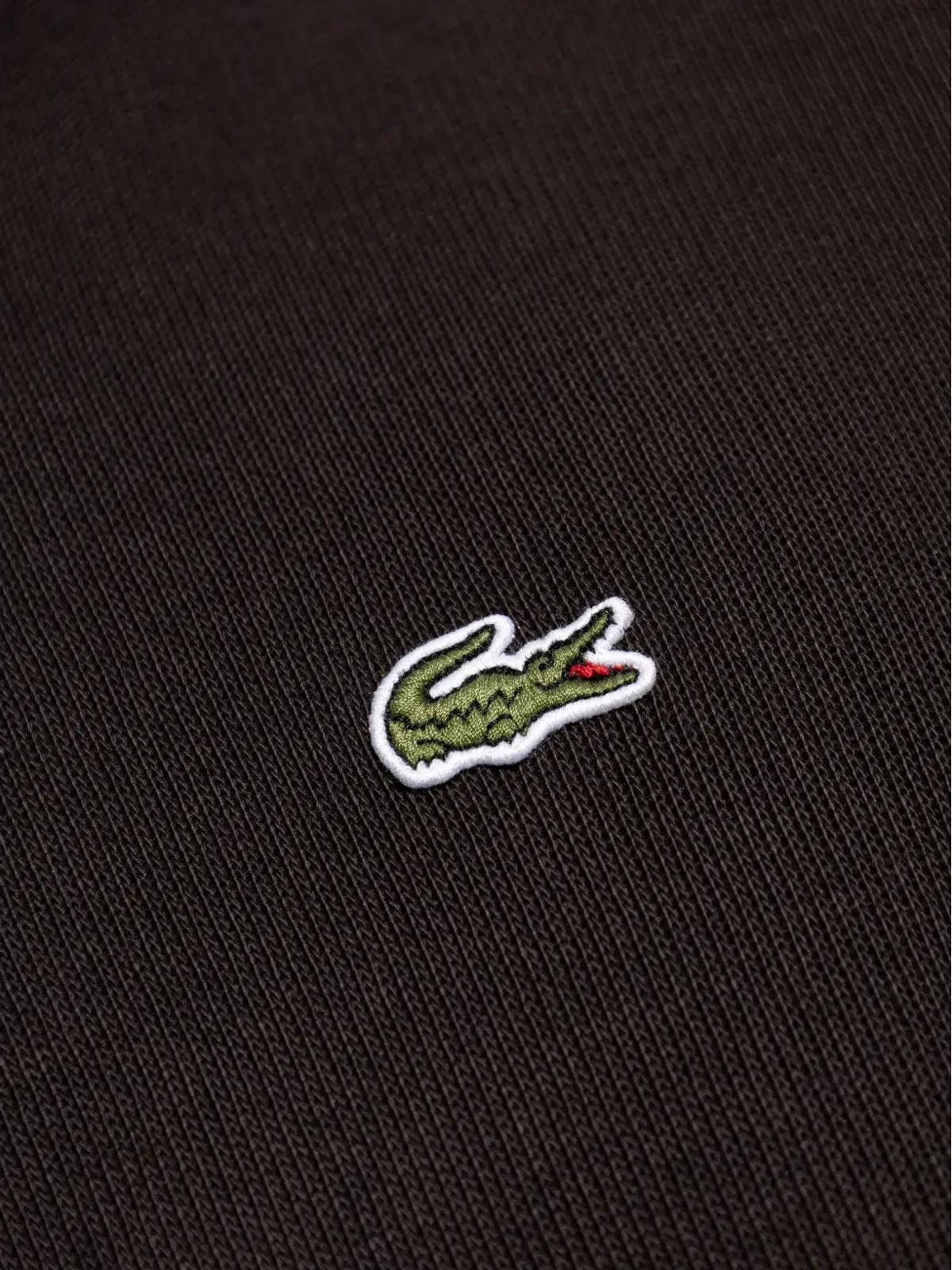 Lacoste ジップアップ ロゴパッチ スウェットシャツ - 画像5