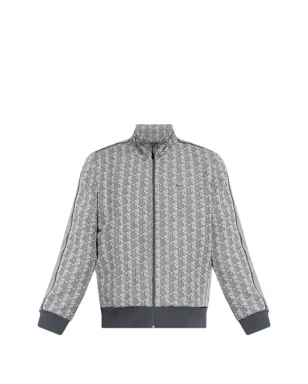 Lacoste パターン柄ジップアップスウェットシャツ - サムネイル1