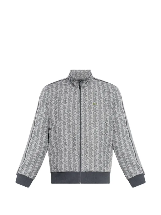 Lacoste Lacoste パターン柄ジップアップスウェットシャツの商品画像