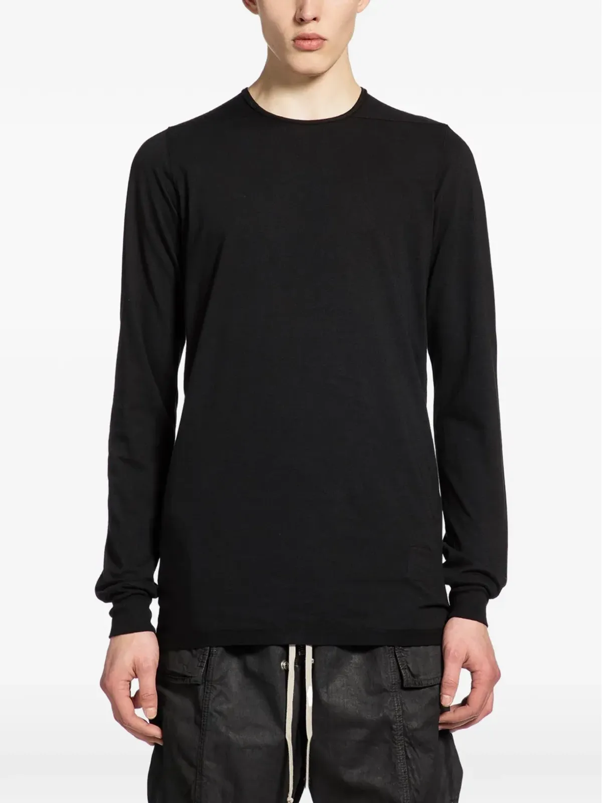 Rick Owens DRKSHDW 長袖レベルTシャツ - 画像1