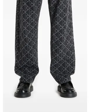 Calvin Klein ボタン付き柄デニムジーンズ - サムネイル4