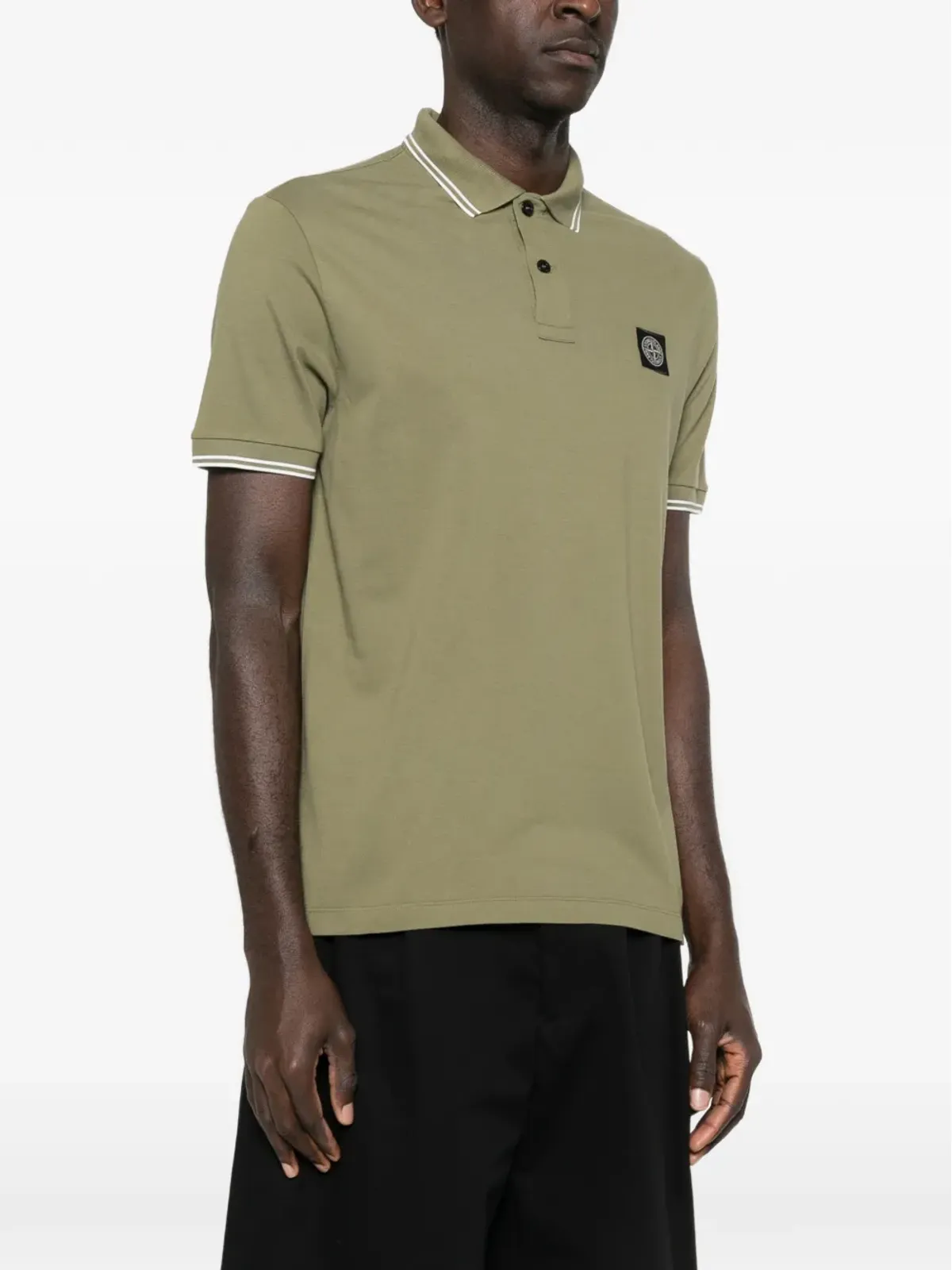 Stone Island ストライプトリム ポロシャツ - 画像3