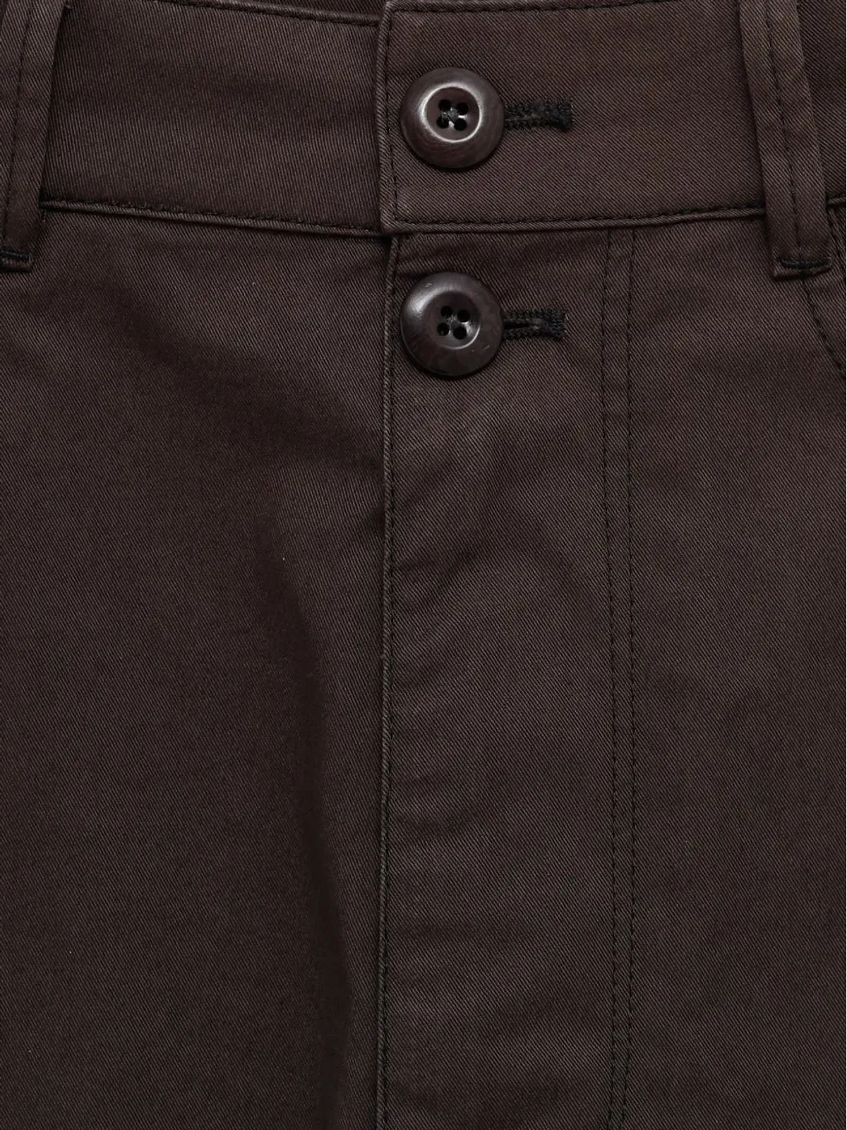 LEMAIRE ボタン付きショートパンツ - ブラウン - 画像3