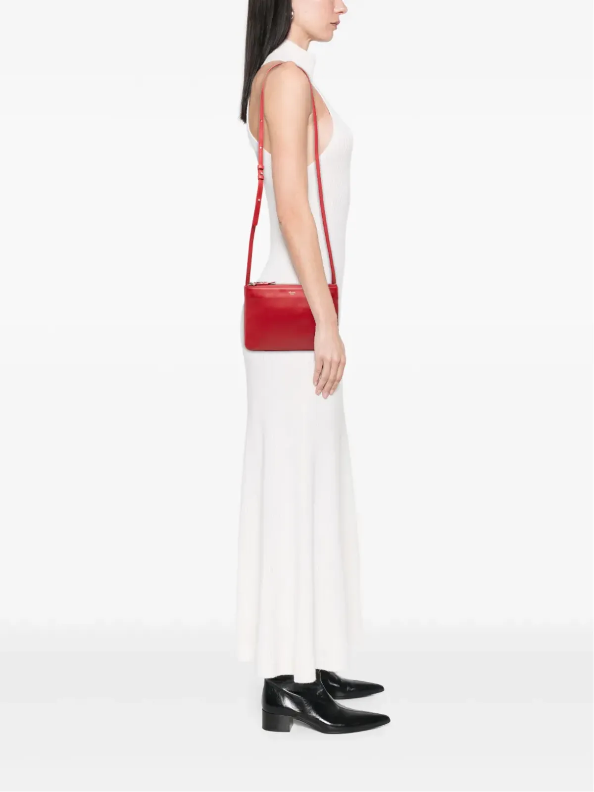 Celine Pre-Owned ラムスキン トリオ クロスボディバッグ - 画像2