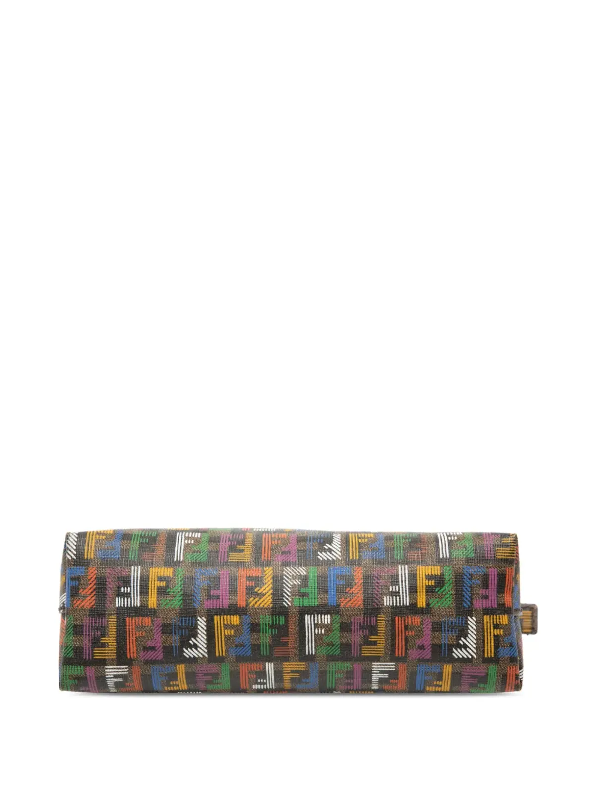 Fendi Pre-Owned マルチカラー ズッキーノ コーテッドキャンバス ポーチ - 画像3