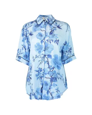 Borgo De Nor アカリ 花柄フルードトップ - サムネイル1